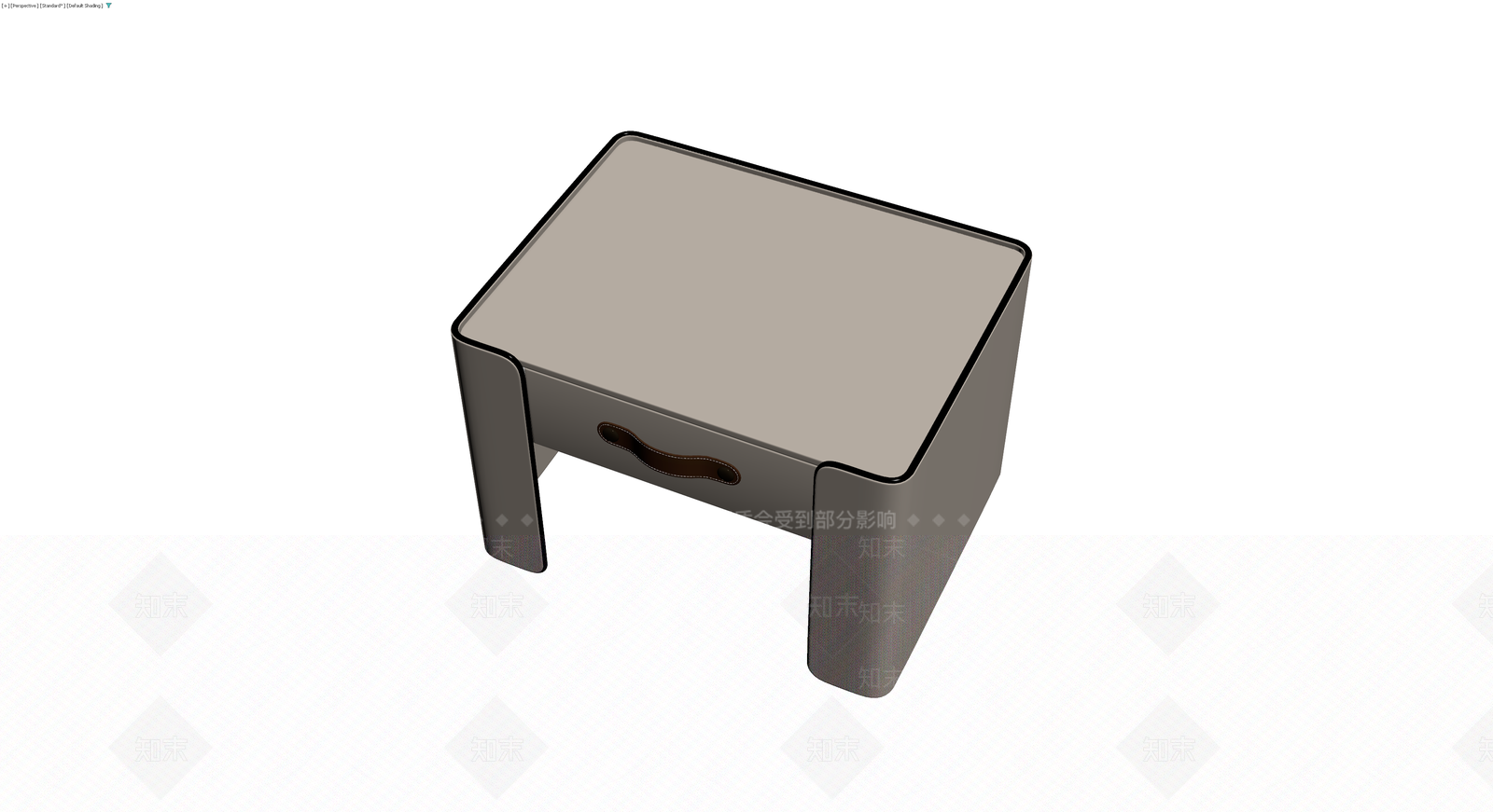 现代风格灰色储物凳3D模型下载【ID:1230720700】