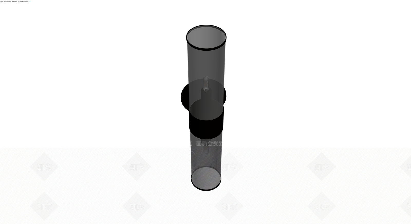 透明圆柱实验仪器3D模型下载【ID:1229641697】