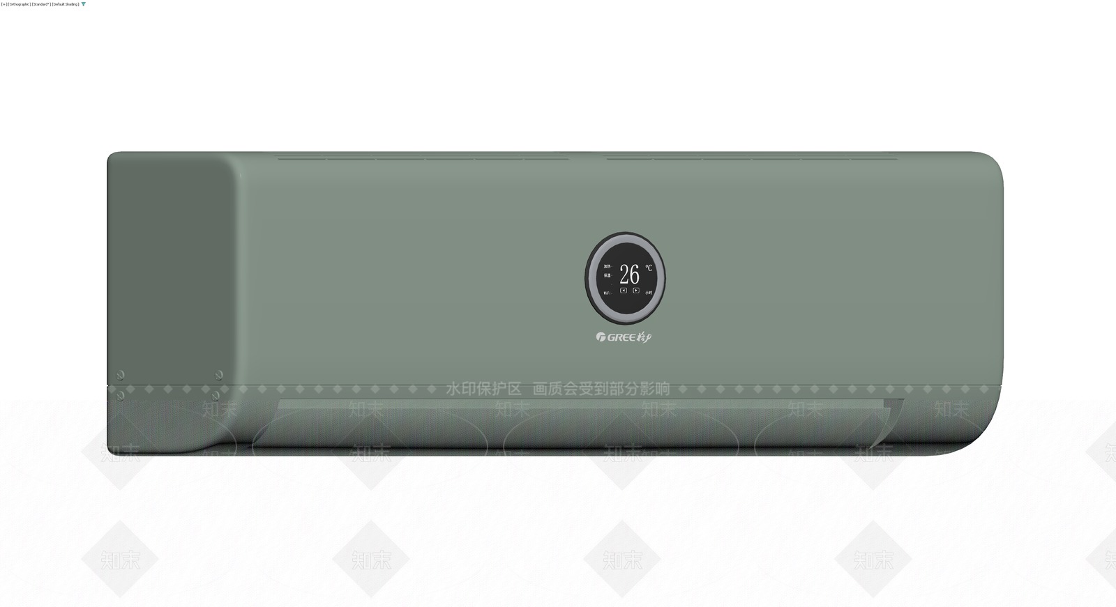 格力壁挂式空调3D模型下载【ID:1230733029】