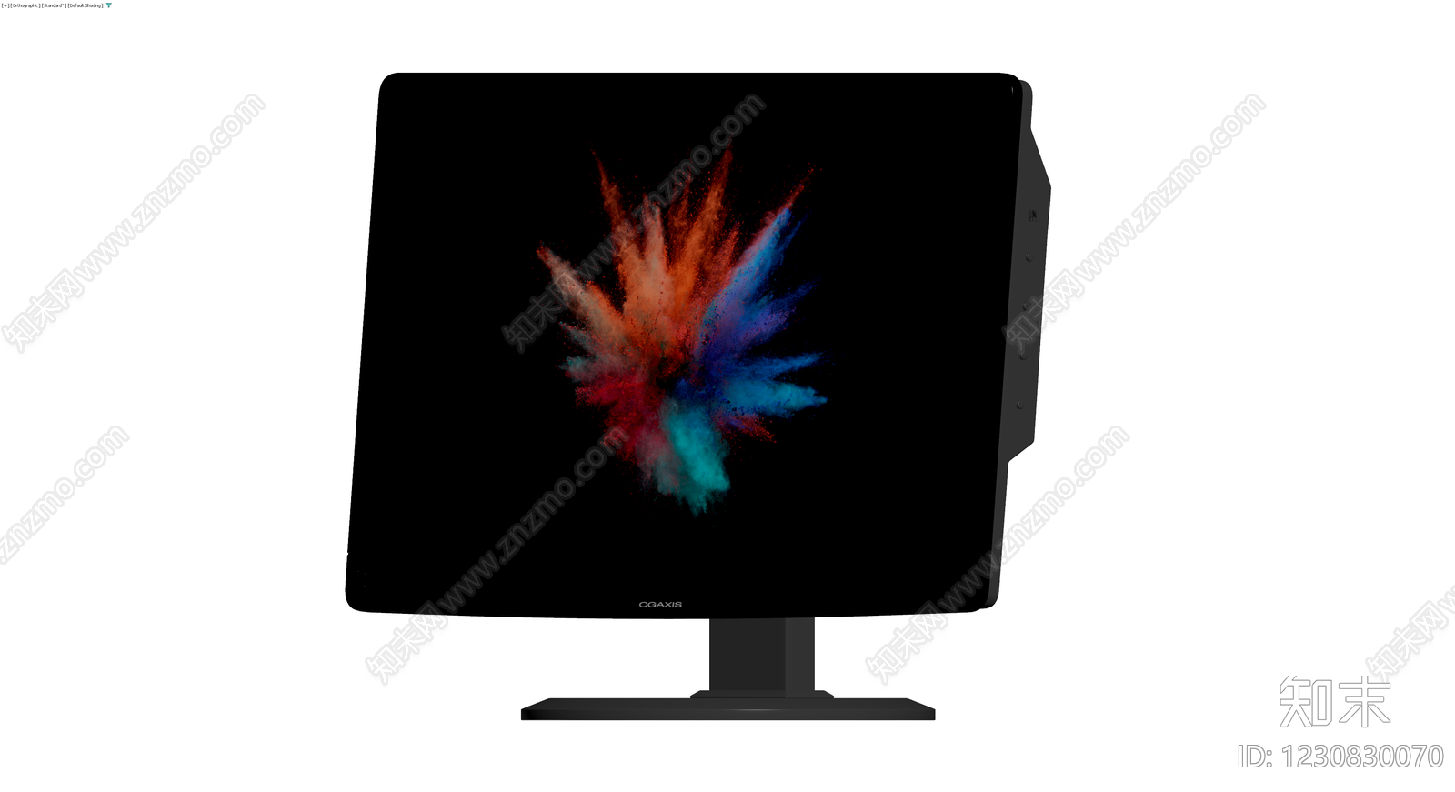 黑色显示器模型3D模型下载【ID:1230830070】