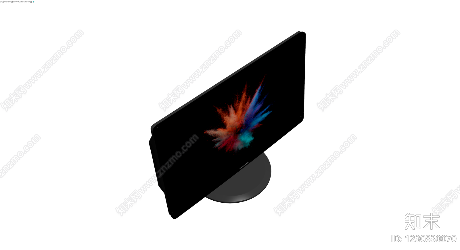黑色显示器模型3D模型下载【ID:1230830070】