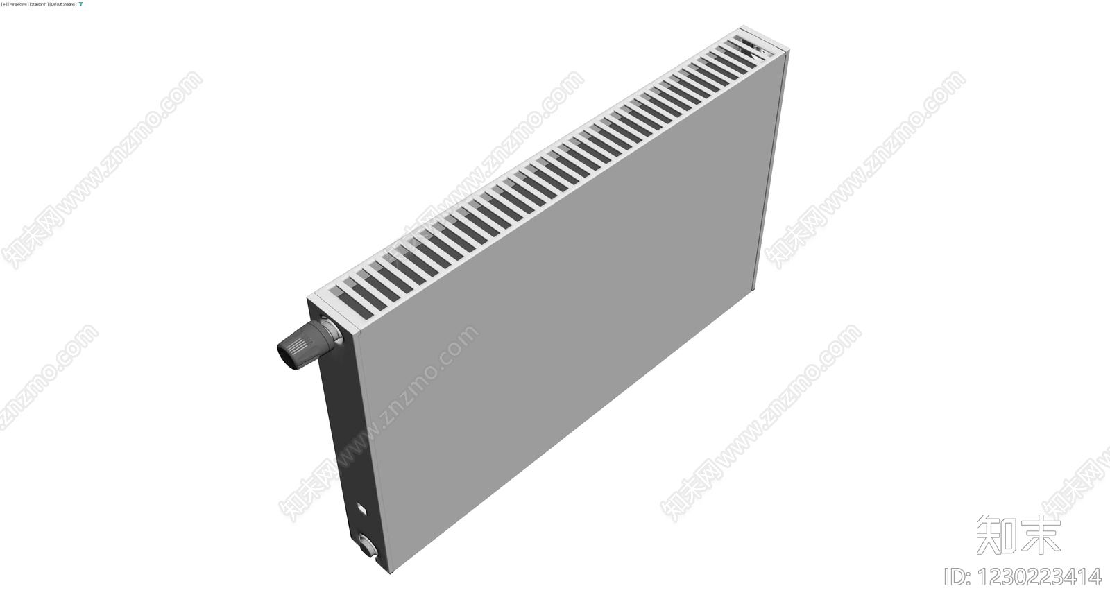 白色板式散热器3D模型下载【ID:1230223414】