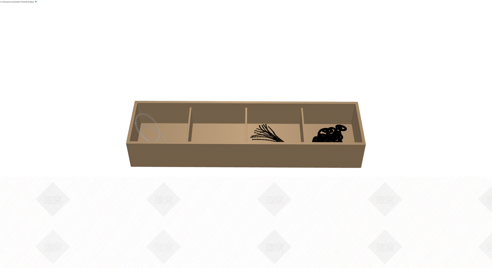 四格收纳分隔盒3D模型下载【ID:1230573728】