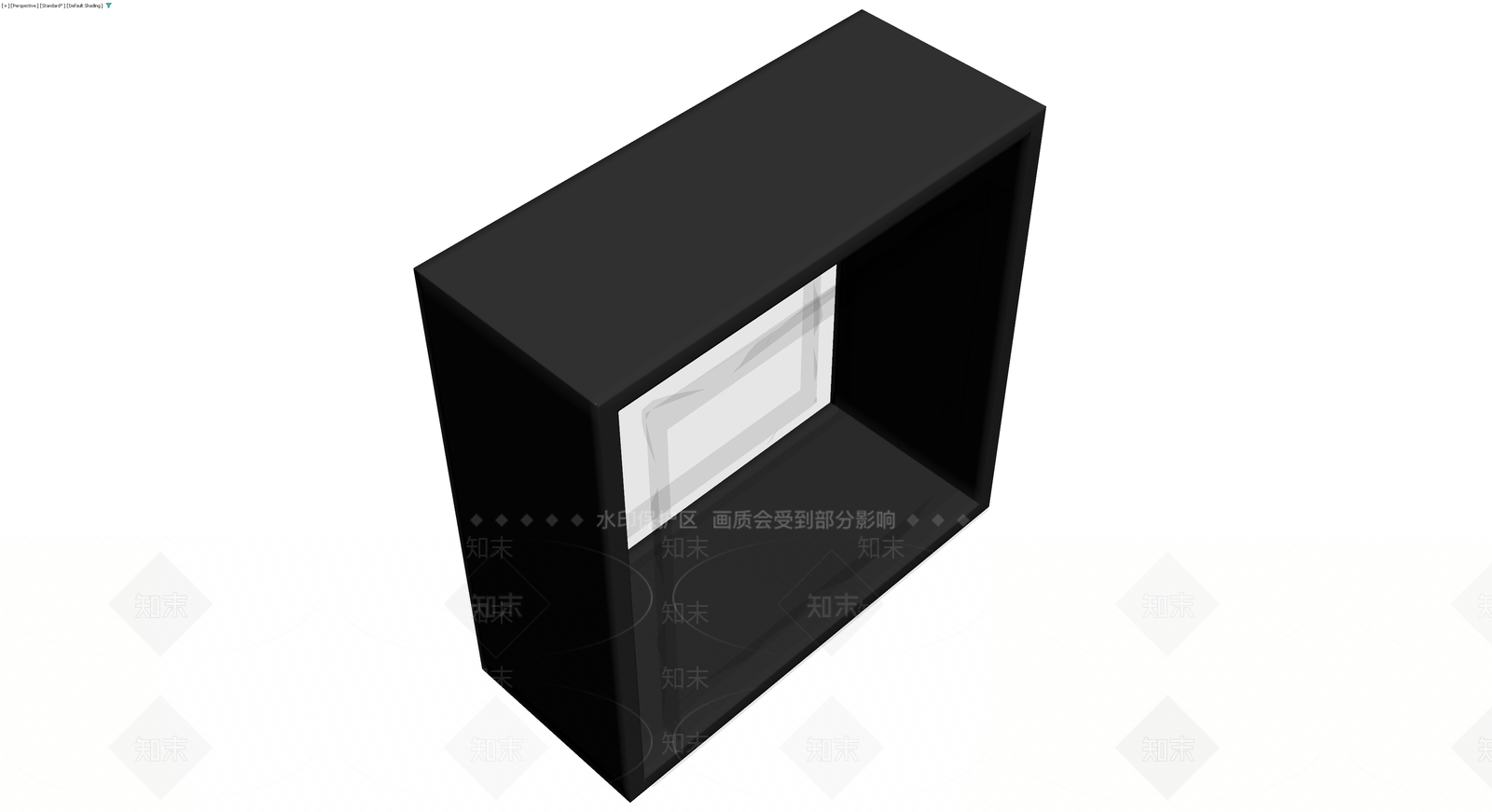 黑框玻璃展示柜3D模型下载【ID:1230776855】