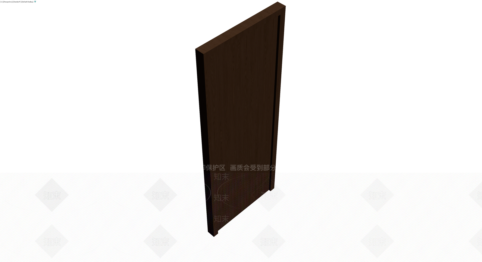 深色木纹成品门3D模型下载【ID:1230731467】