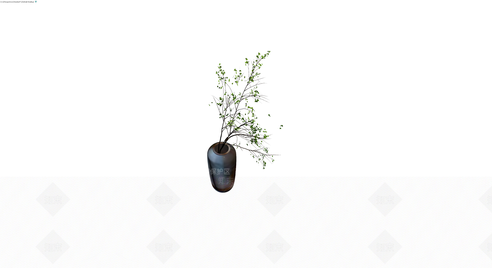 花瓶插绿植盆栽3D模型下载【ID:1230574275】
