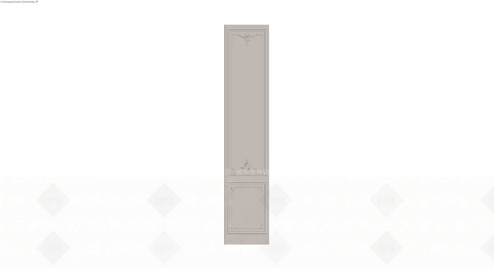 欧式雕花双板门3D模型下载【ID:1229620752】