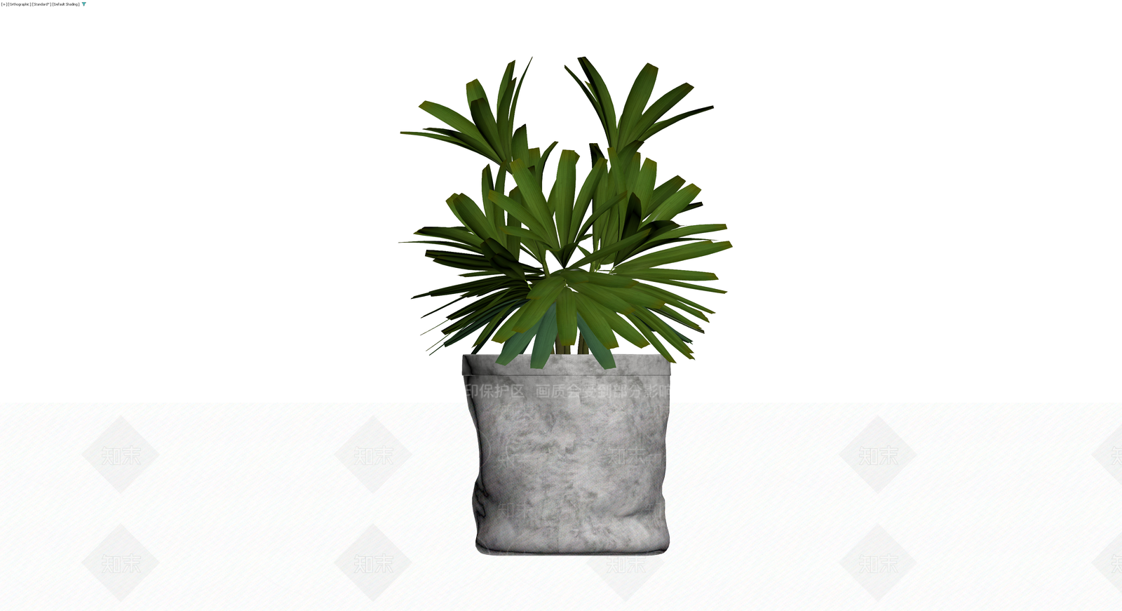 盆栽棕榈植物模型3D模型下载【ID:1229921460】