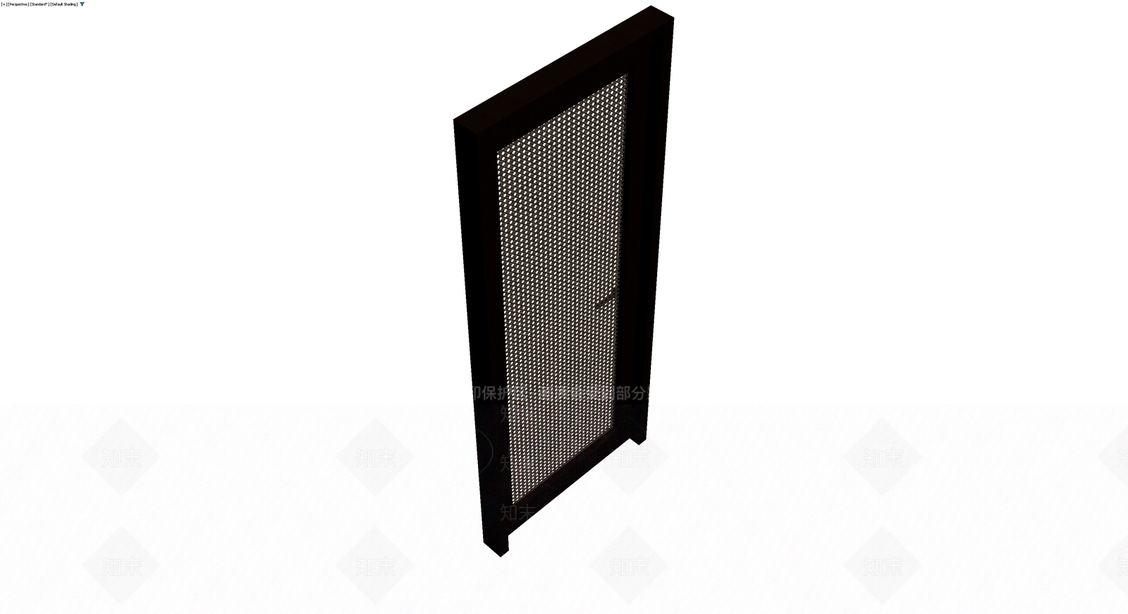 深色藤编门体模型3D模型下载【ID:1229890848】