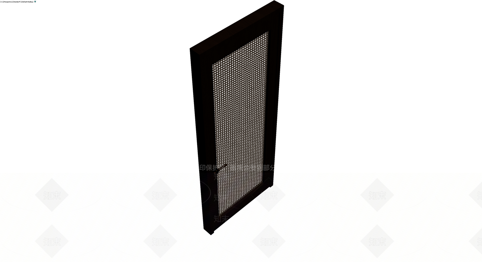 深色藤编门体模型3D模型下载【ID:1229890848】