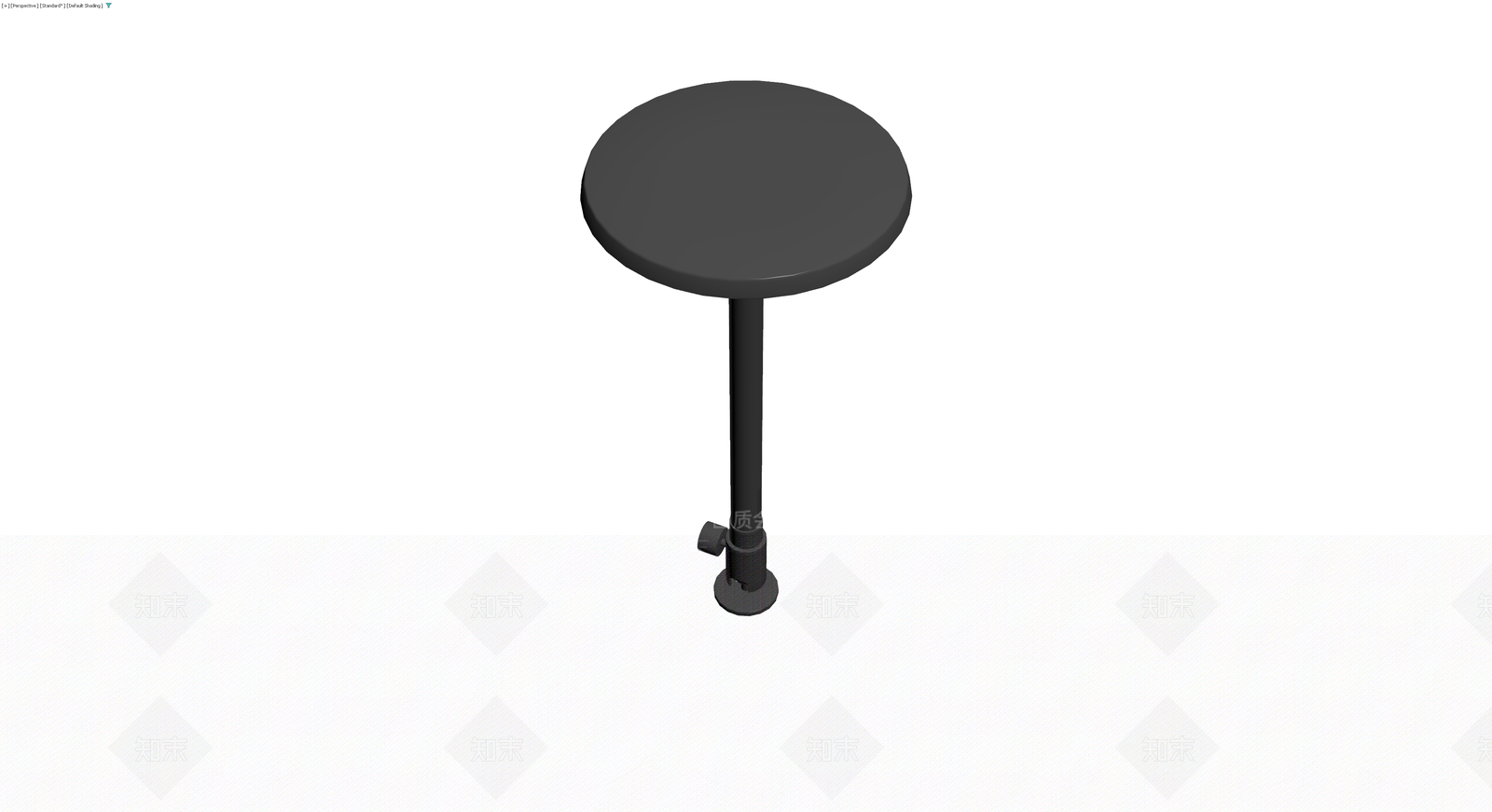黑色升降圆桌3D模型下载【ID:1230097114】