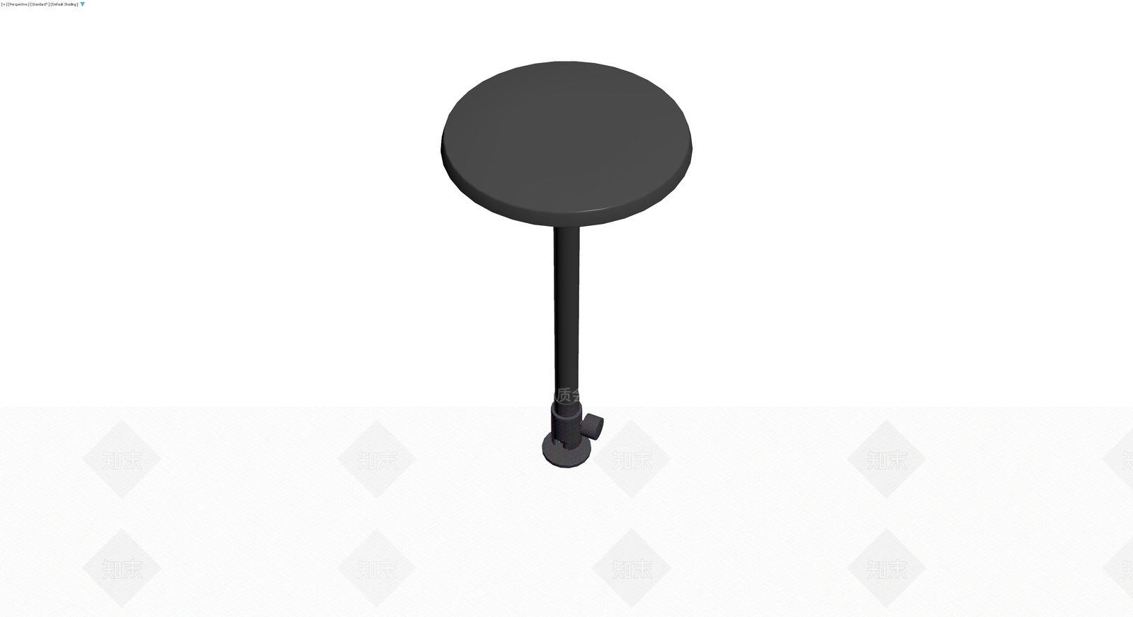 黑色升降圆桌3D模型下载【ID:1230097114】