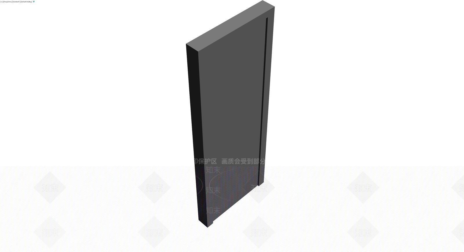 现代风格灰色门体组件3D模型下载【ID:1230107109】