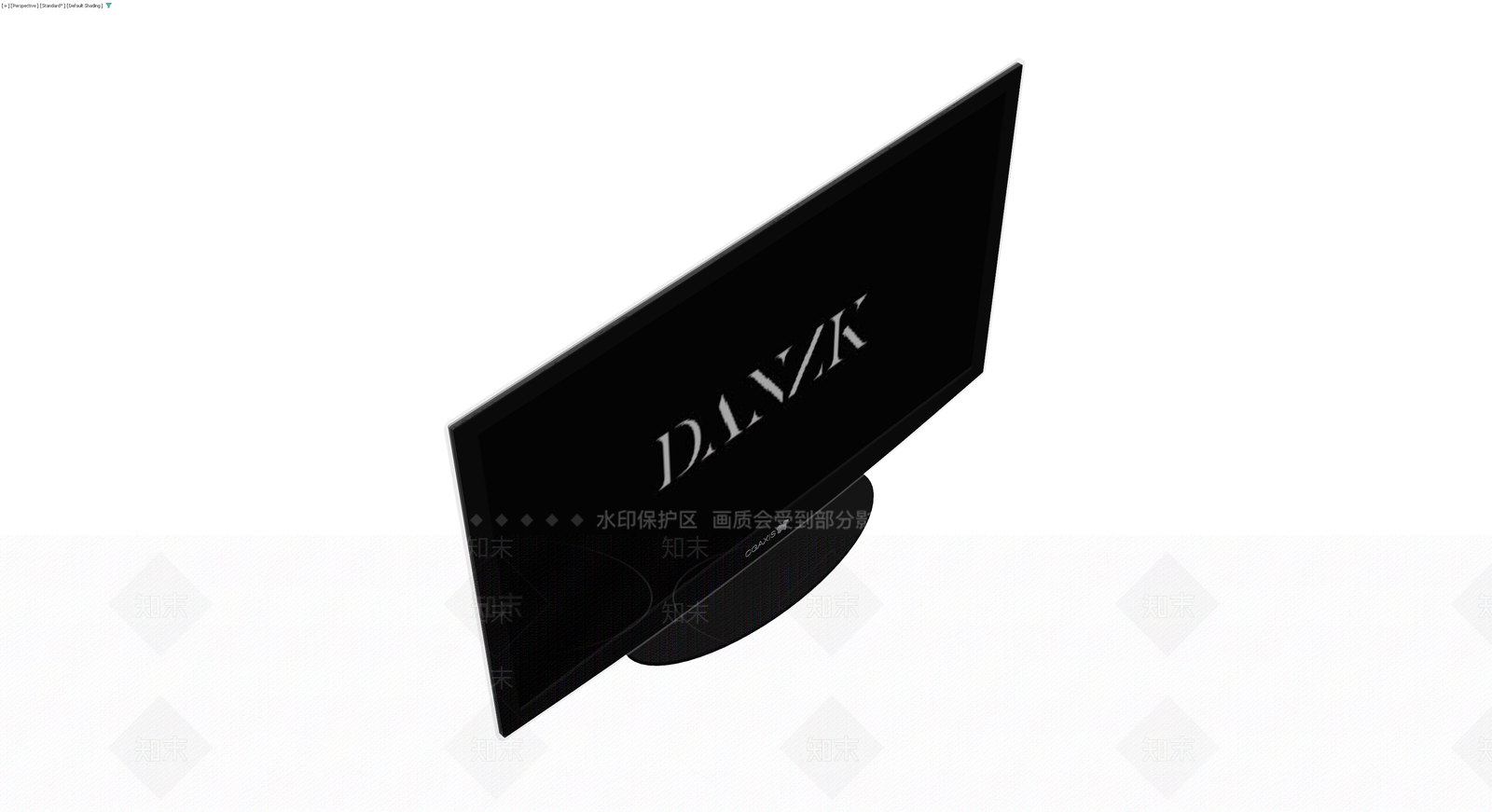 曲面显示器模型3D模型下载【ID:1229907885】