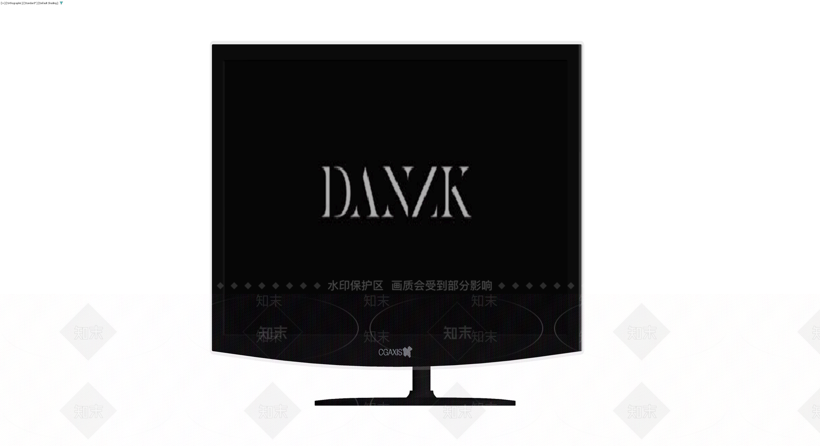 曲面显示器模型3D模型下载【ID:1229907885】