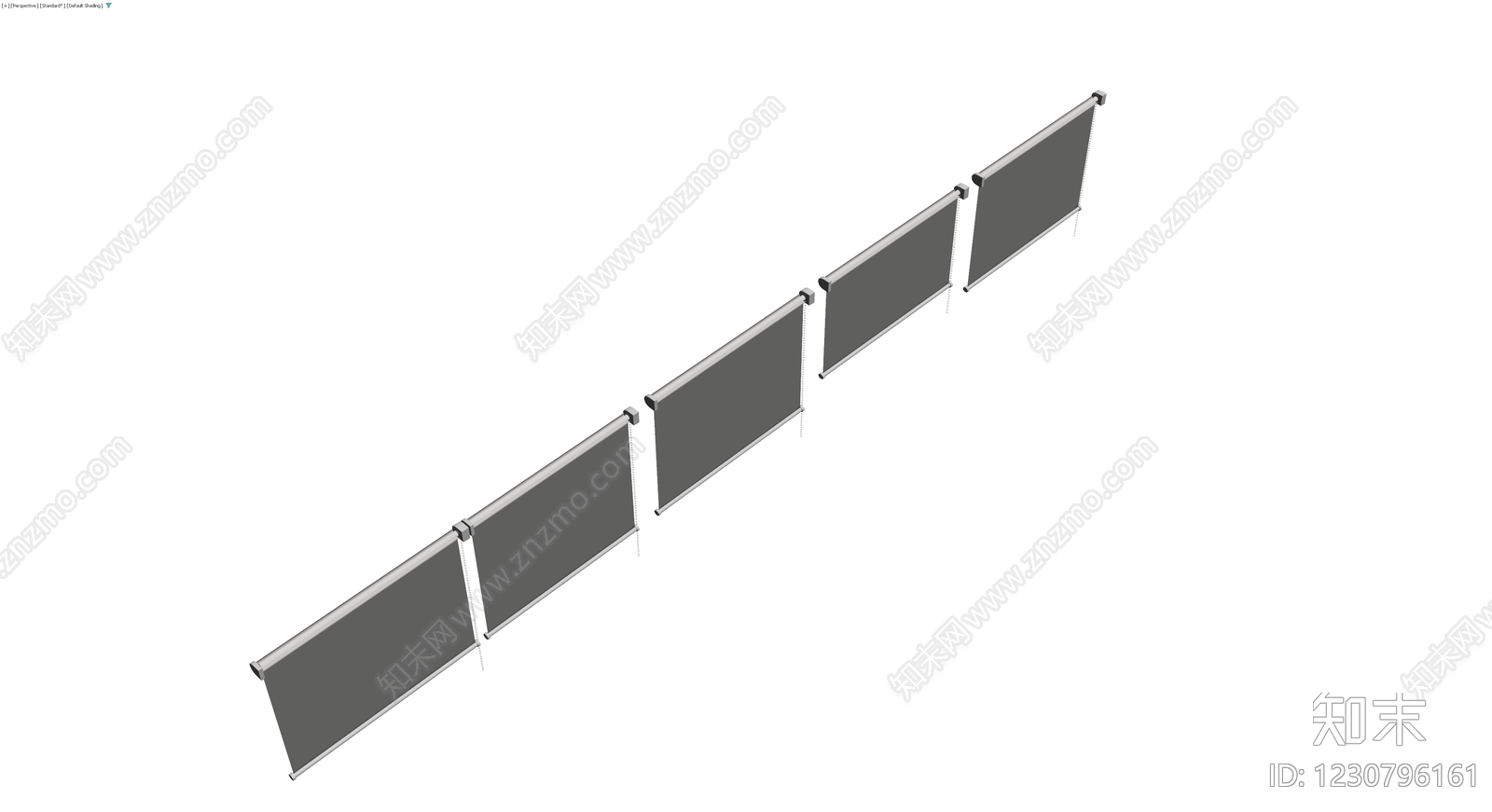 卷帘组合模型3D模型下载【ID:1230796161】