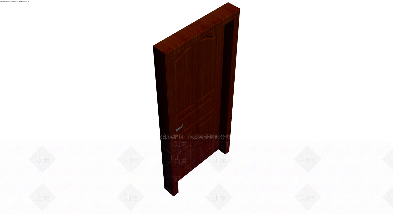深色木质双开门体3D模型下载【ID:1230716068】