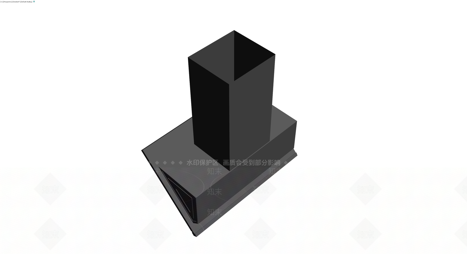 深灰色抽油烟机模型3D模型下载【ID:1230741175】