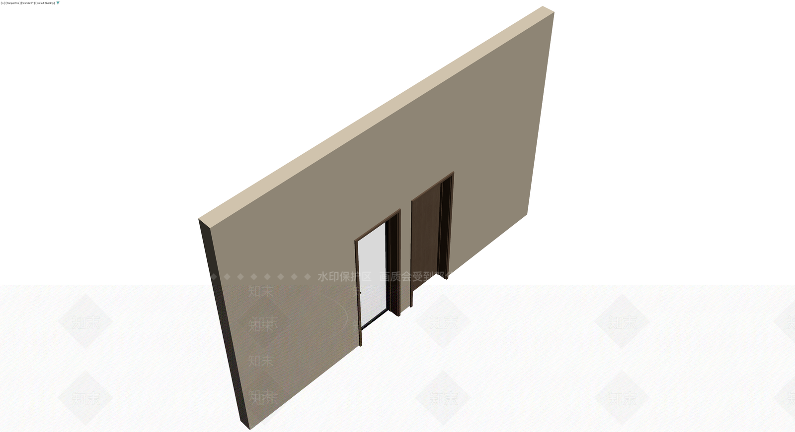 双开门展示模型3D模型下载【ID:1230144519】