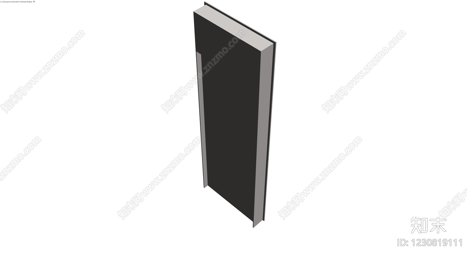 现代风格平开门模型3D模型下载【ID:1230819111】