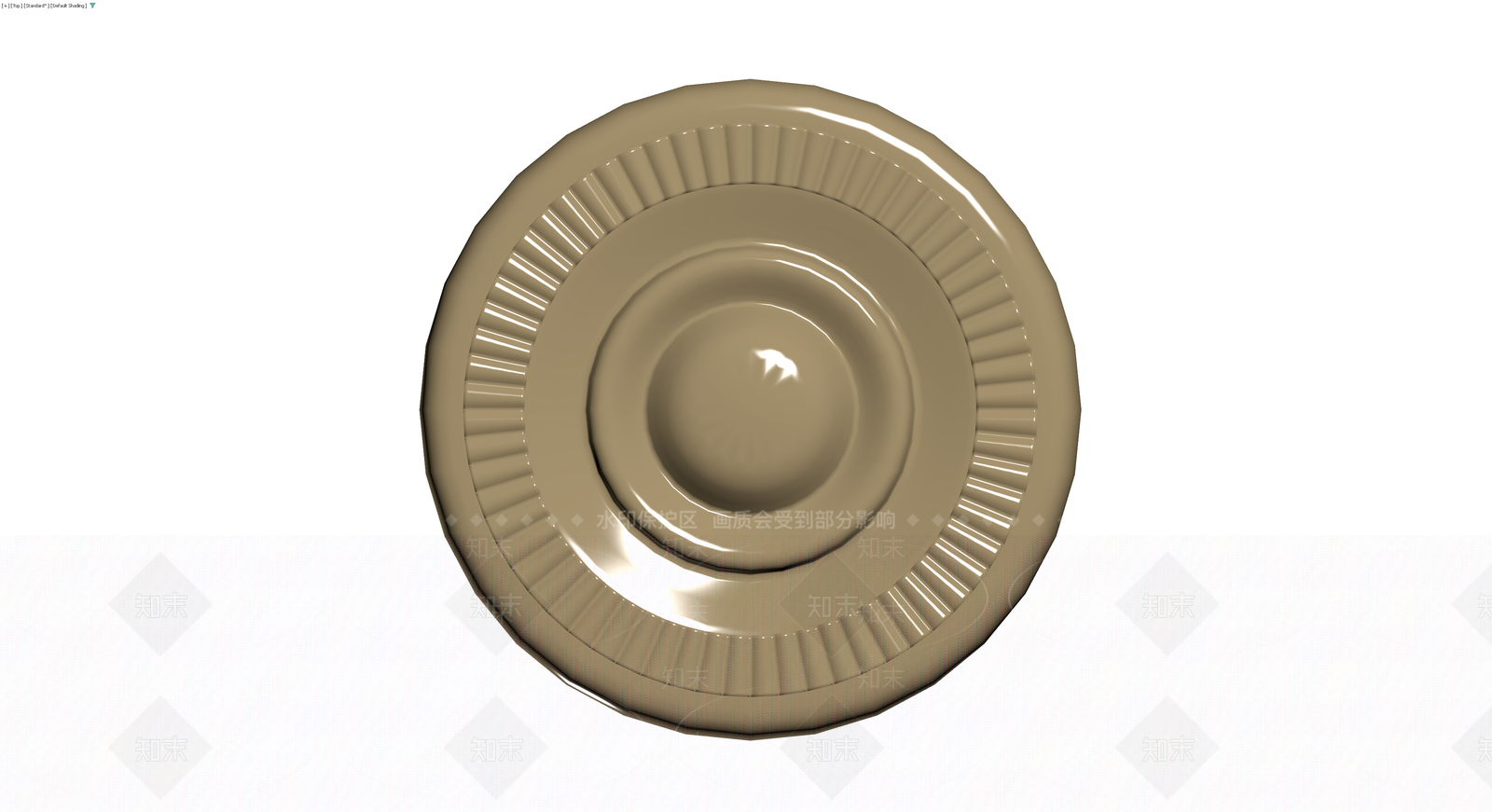 米色装饰旋钮/把手3D模型下载【ID:1230648447】