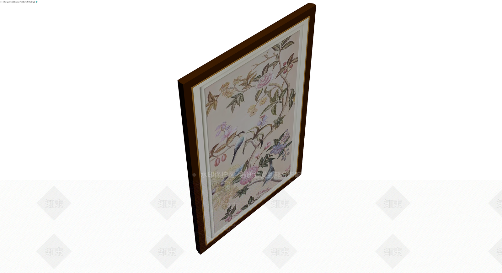 中式花鸟挂画3D模型下载【ID:1230657575】