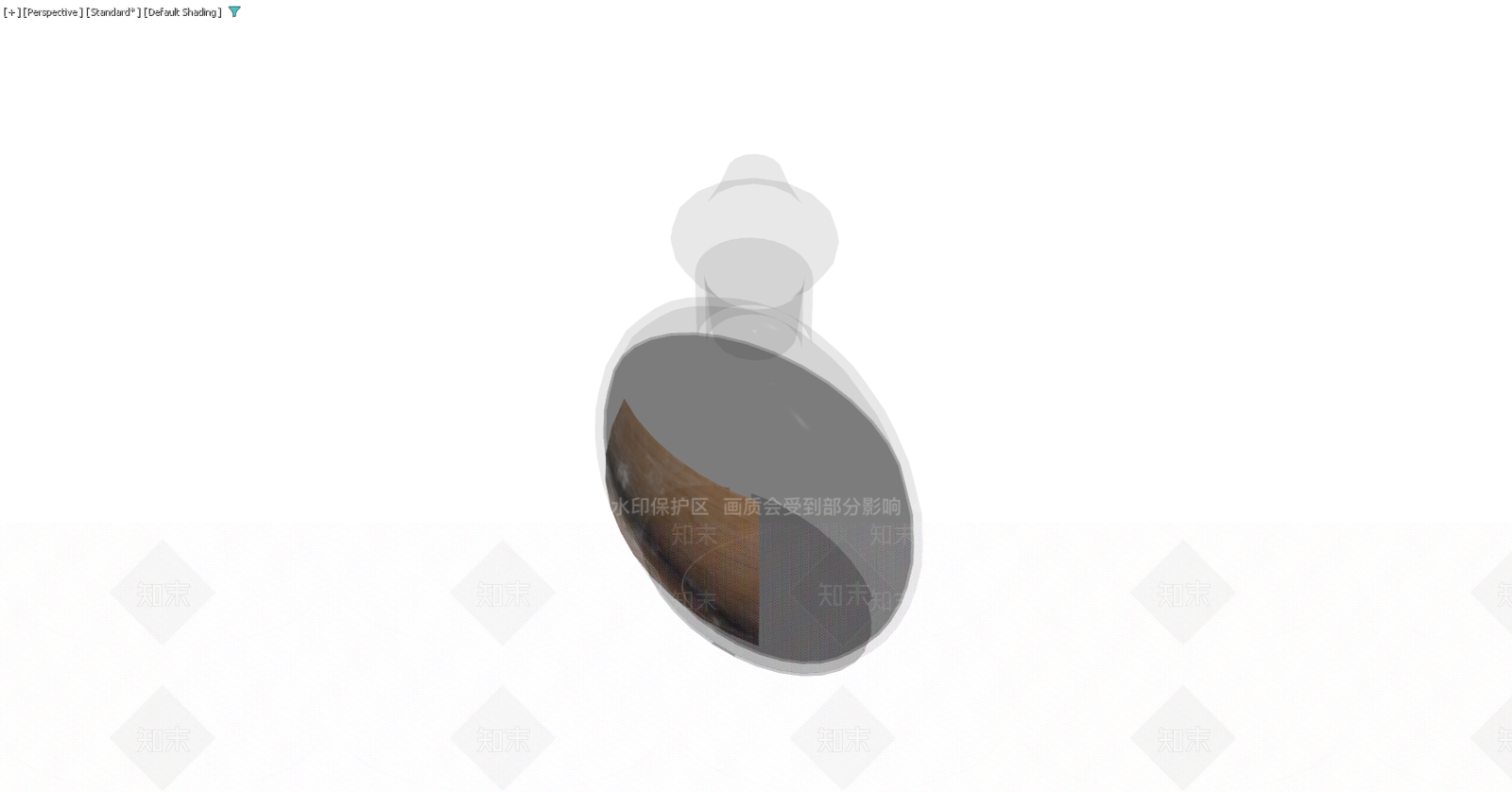 玻璃瓶配木质标签3D模型下载【ID:1229577974】
