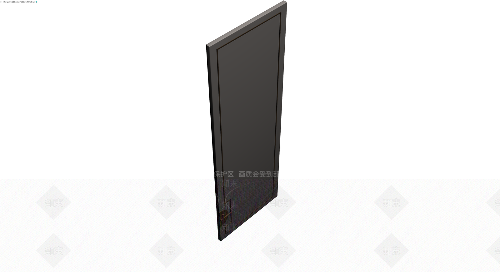 深色金属单开门3D模型下载【ID:1230551645】