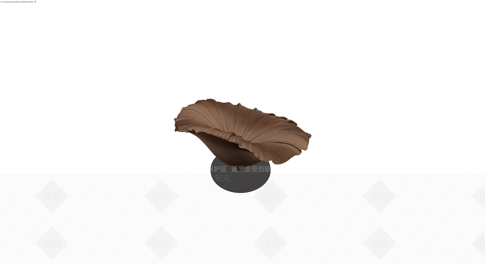 扇形纹理休闲椅3D模型下载【ID:1229919601】