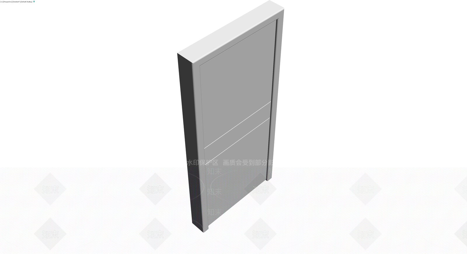 现代风格双开门柜体3D模型下载【ID:1229842428】