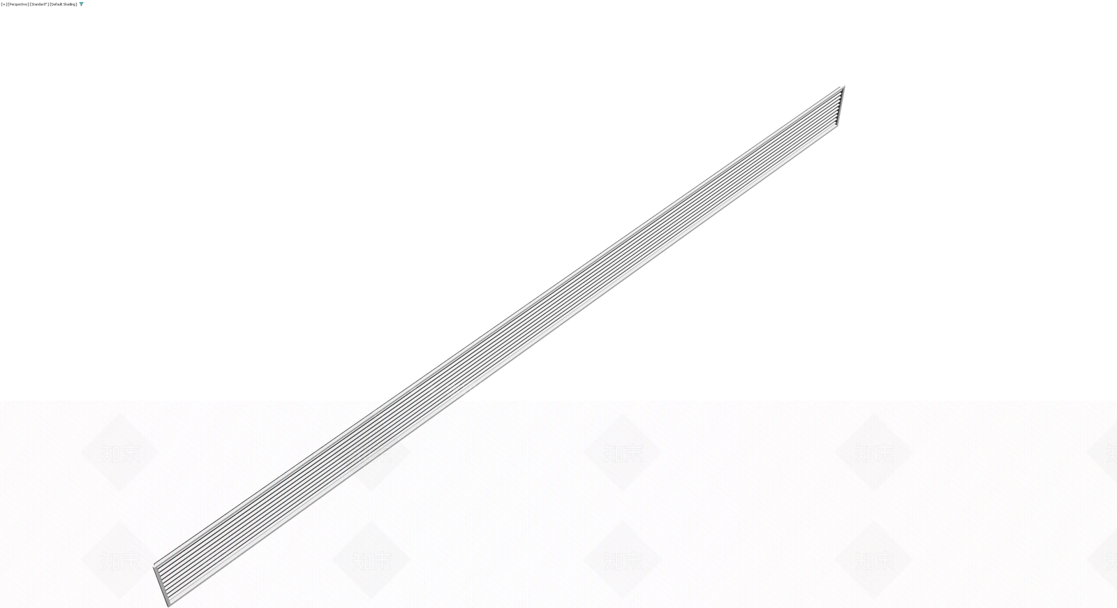长条形金属通风口格栅3D模型下载【ID:1230124799】