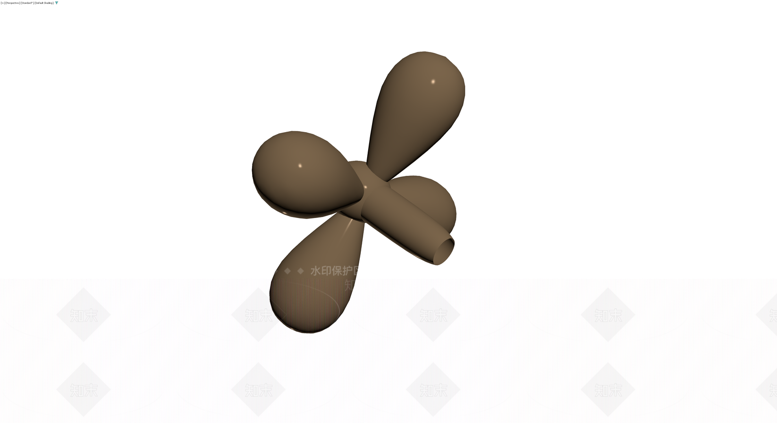 四叶螺旋桨模型3D模型下载【ID:1230571962】