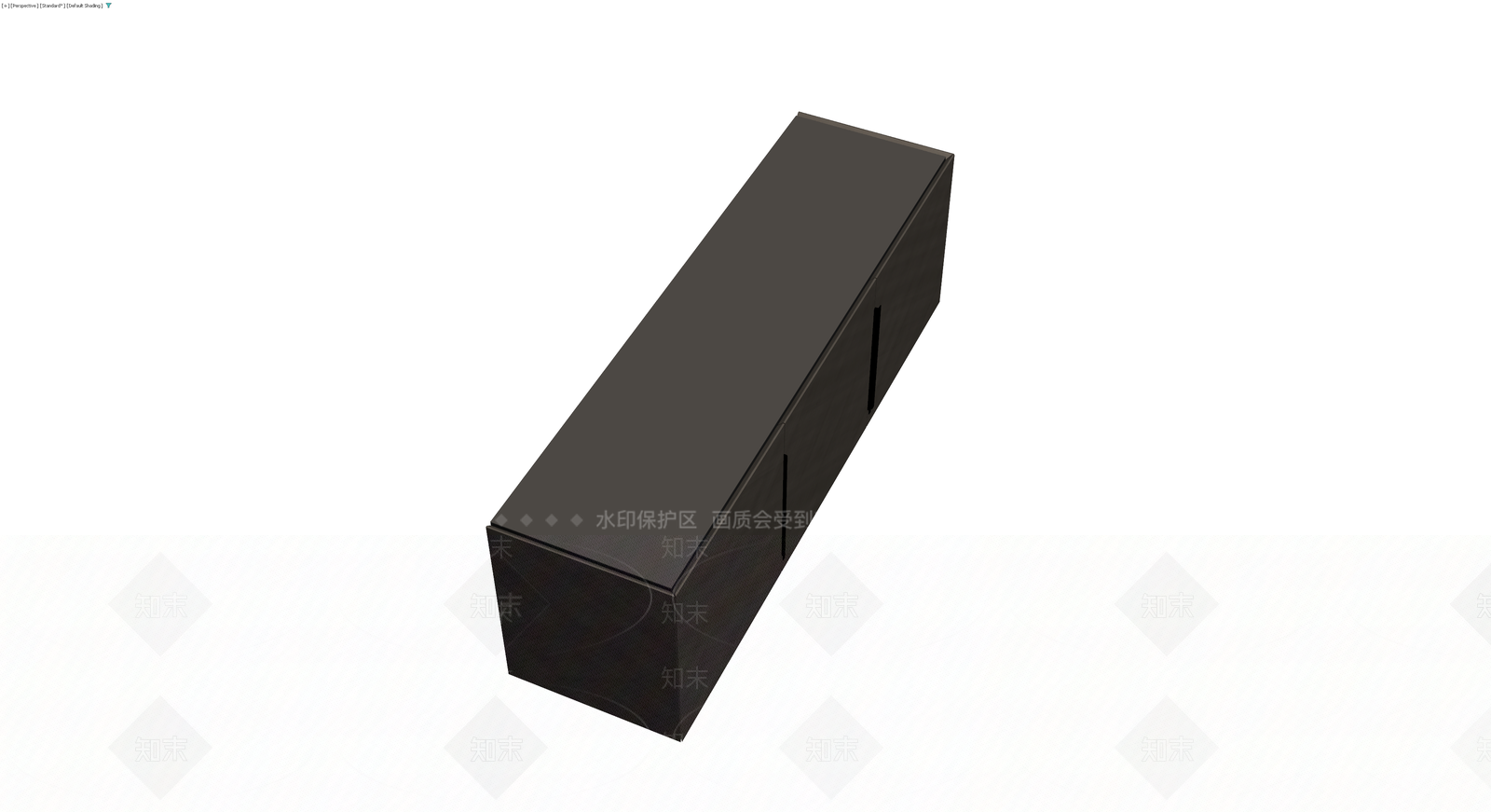 深色木纹双门矮柜3D模型下载【ID:1230769320】