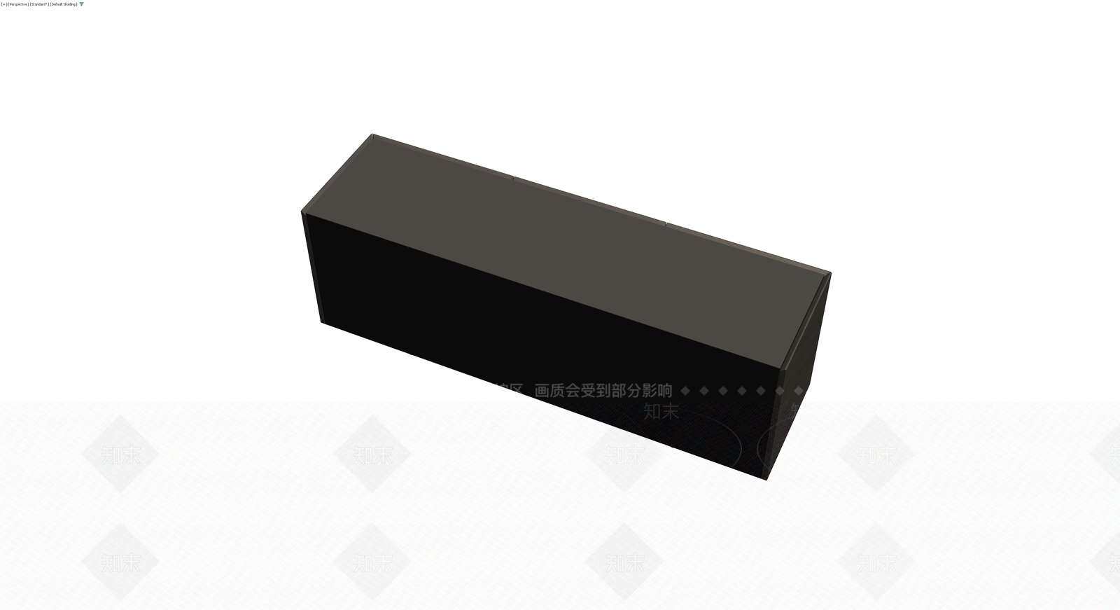 深色木纹双门矮柜3D模型下载【ID:1230769320】