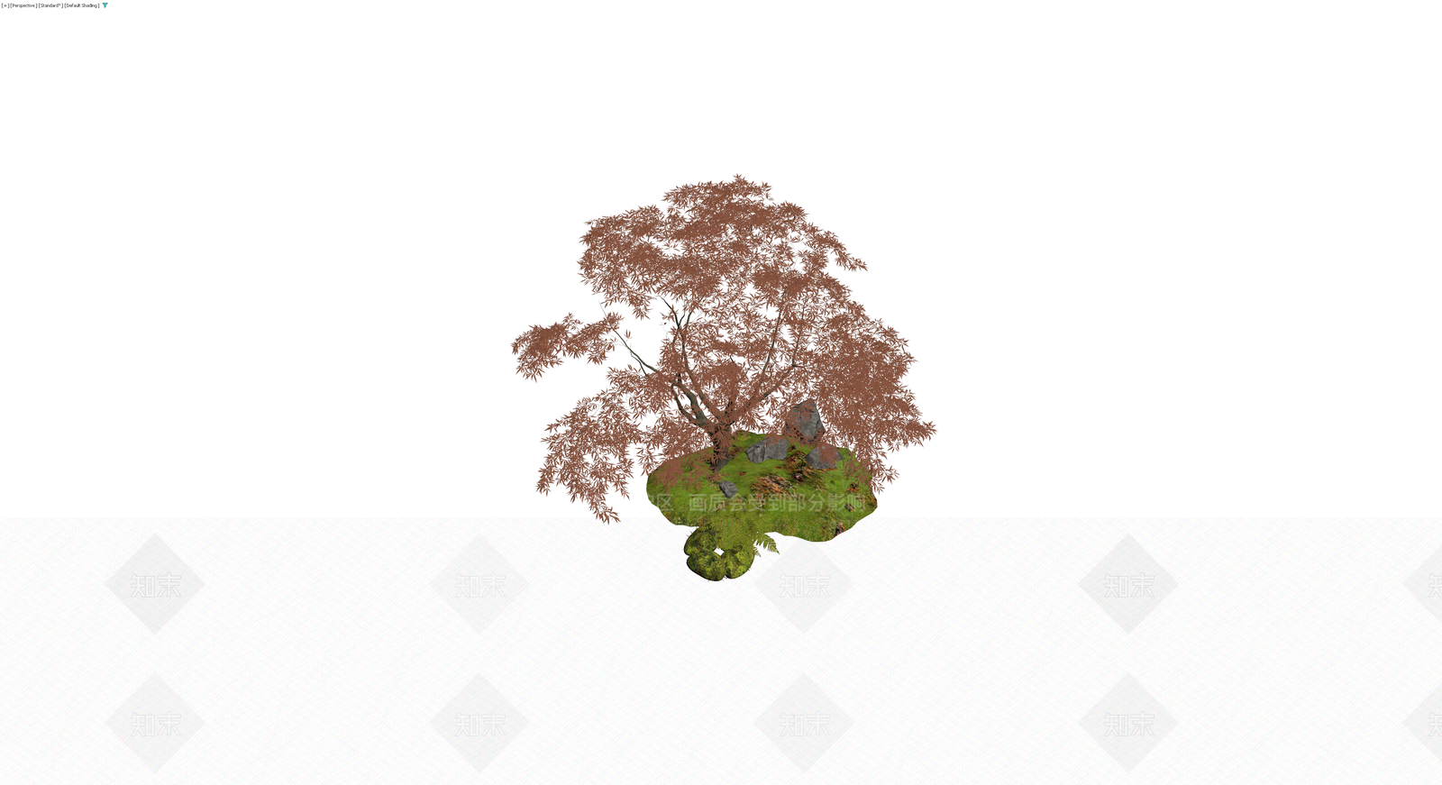 红枫景观乔木组合3D模型下载【ID:1230093360】