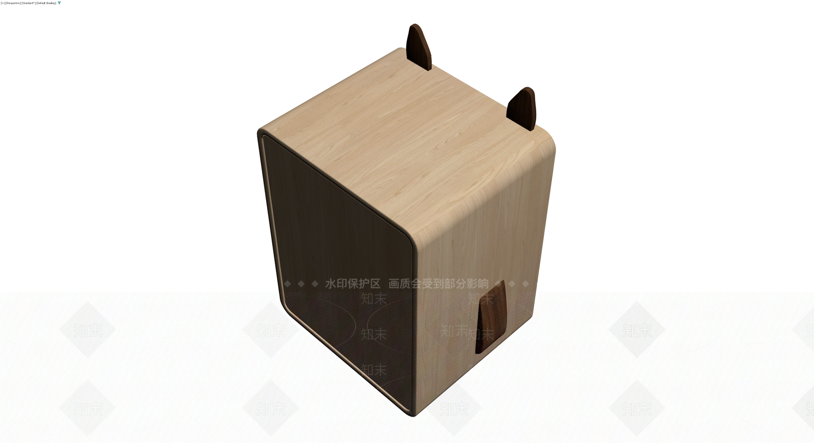 双门木质储物柜3D模型下载【ID:1229641759】