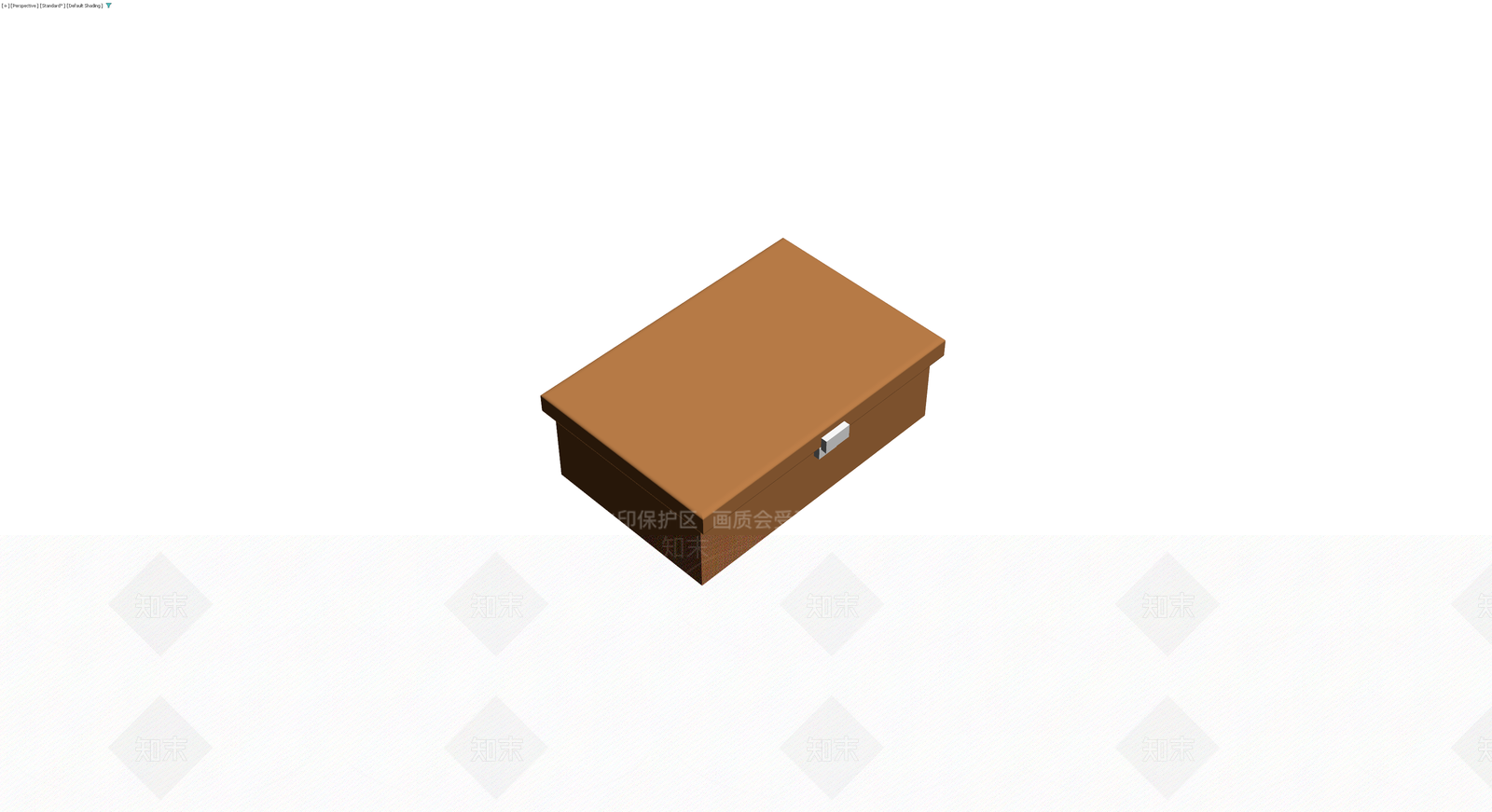 带锁扣木盒3D模型下载【ID:1229954924】