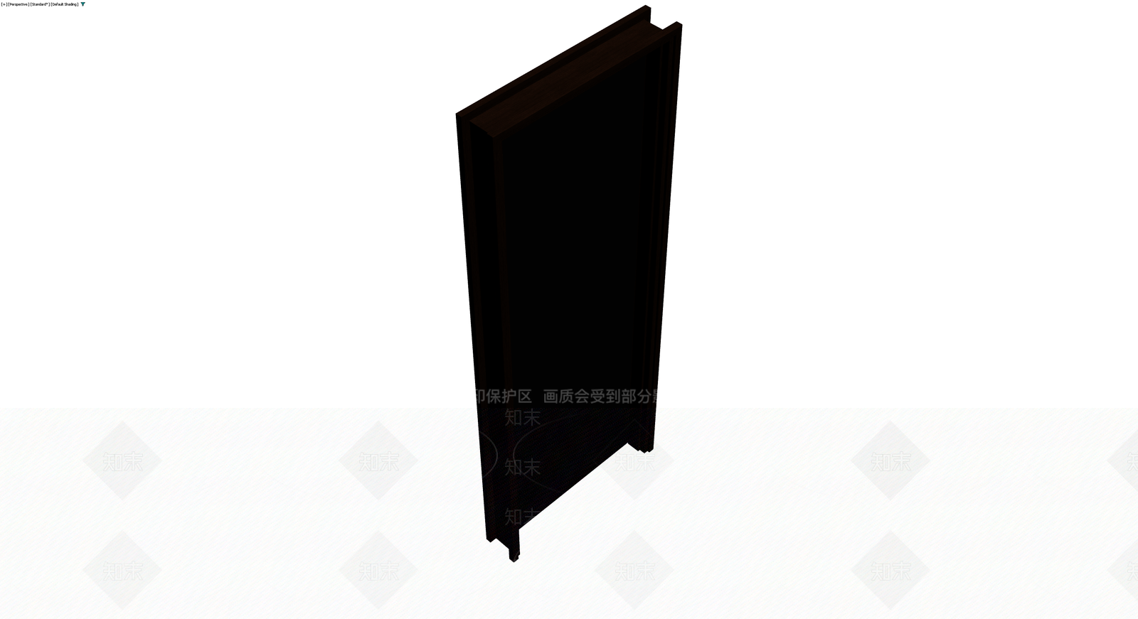 深色木纹成品门体3D模型下载【ID:1229884613】
