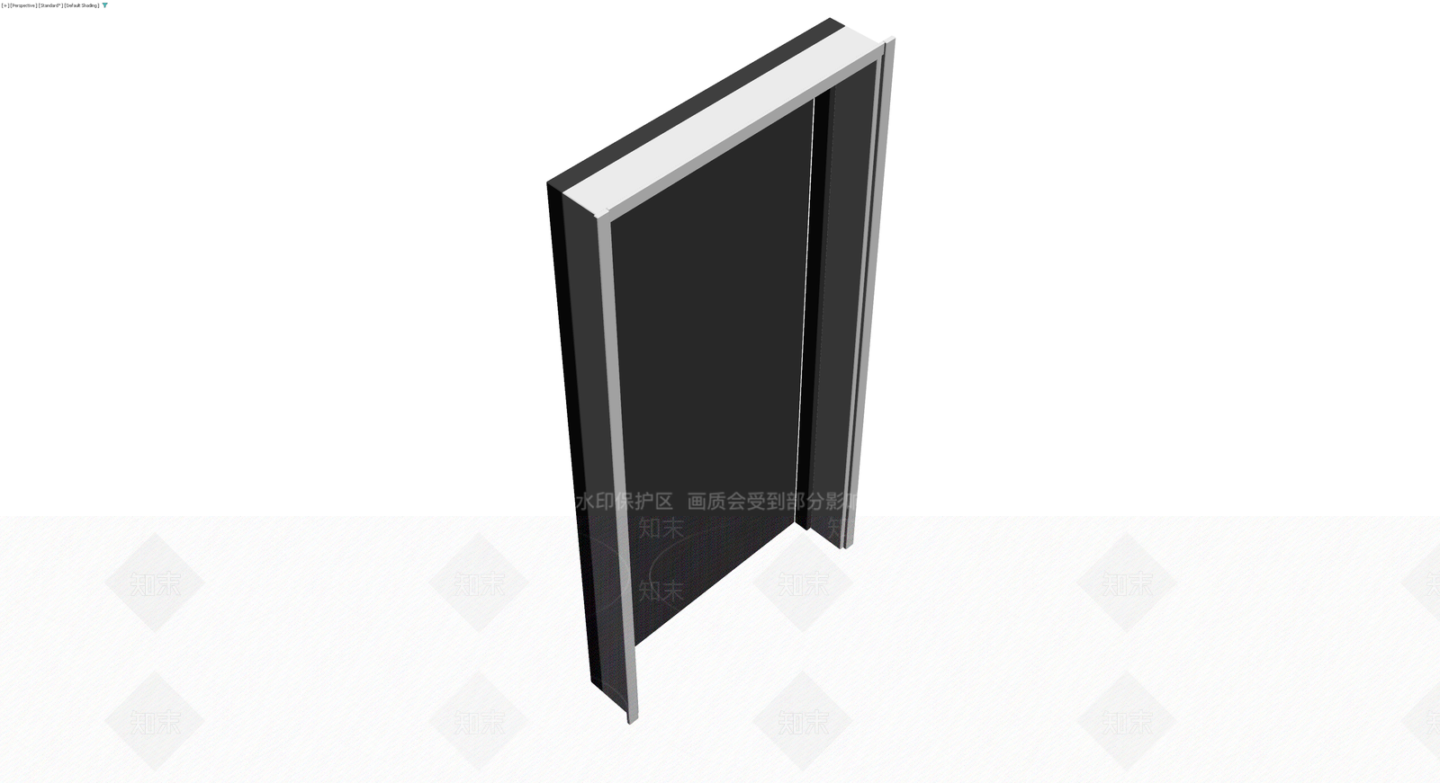 深灰边框门板模型3D模型下载【ID:1229983953】