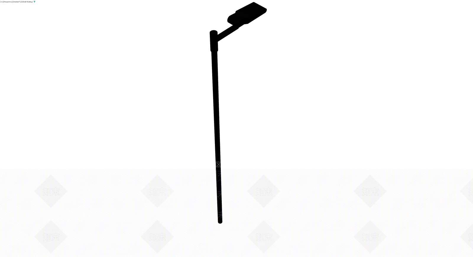 黑色路灯模型（灰模）3D模型下载【ID:1229893000】