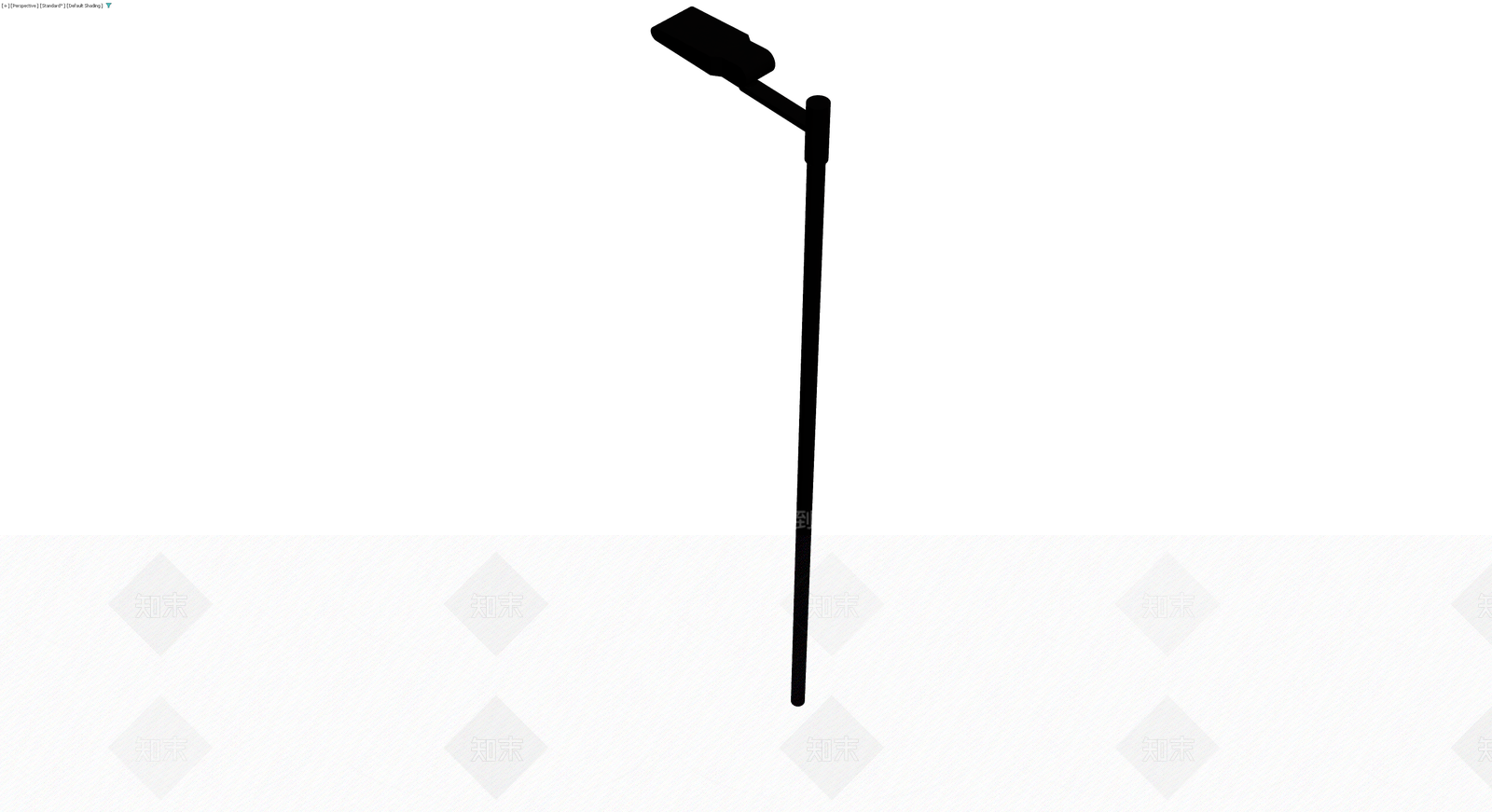 黑色路灯模型（灰模）3D模型下载【ID:1229893000】