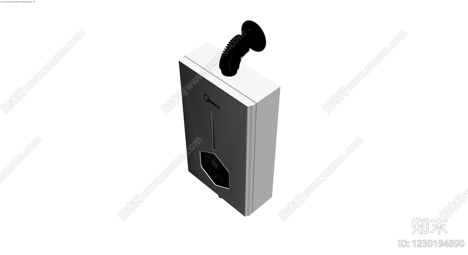 美的燃气热水器模型3D模型下载【ID:1230194890】
