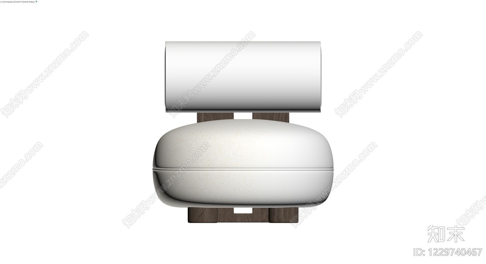现代风格单人休闲椅3D模型下载【ID:1229740467】