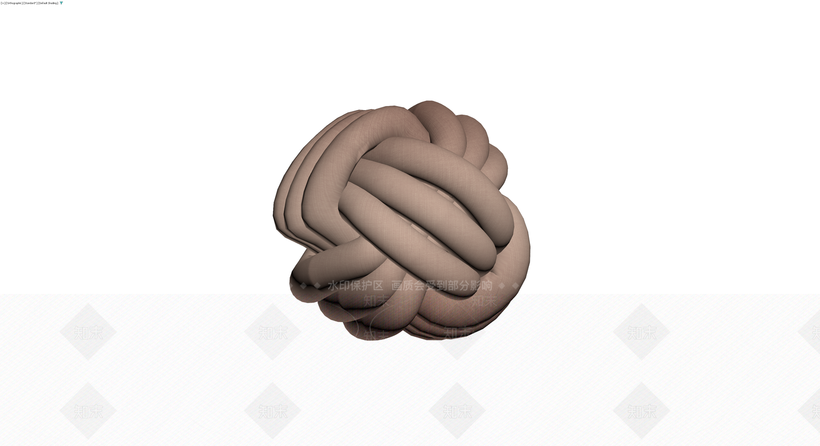 编织绳结装饰球3D模型下载【ID:1230330646】