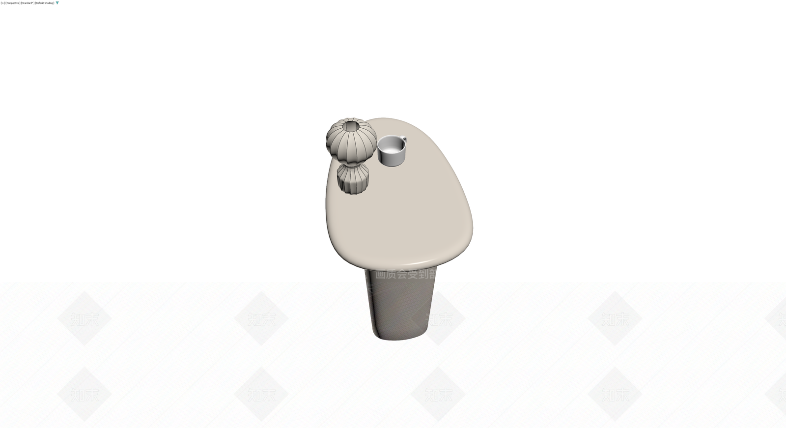 现代风格茶几组合3D模型下载【ID:1230403956】