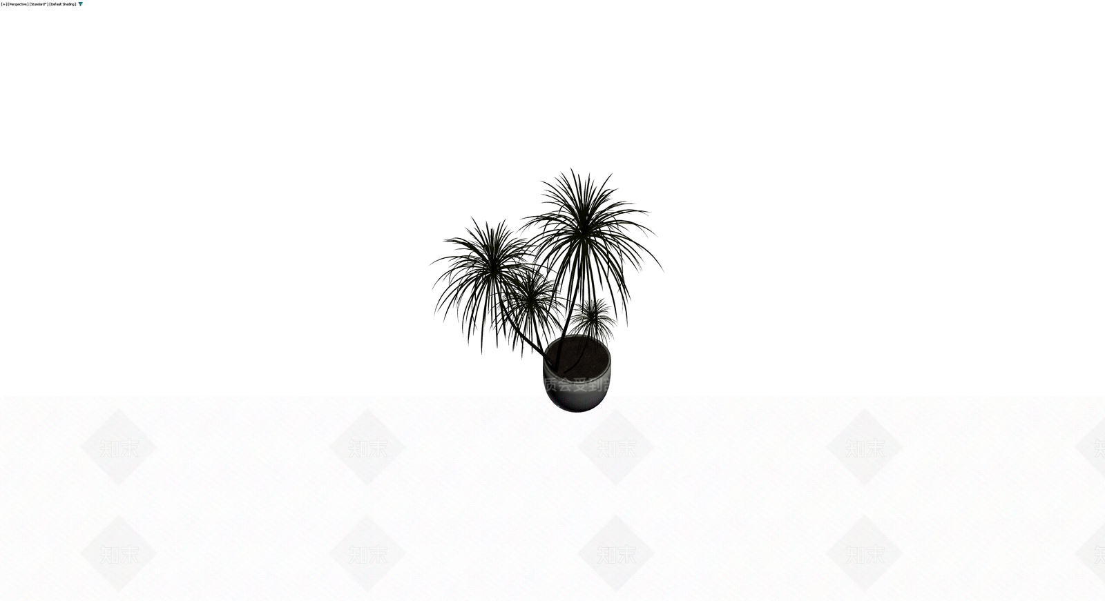 多株盆栽植物模型3D模型下载【ID:1229901971】