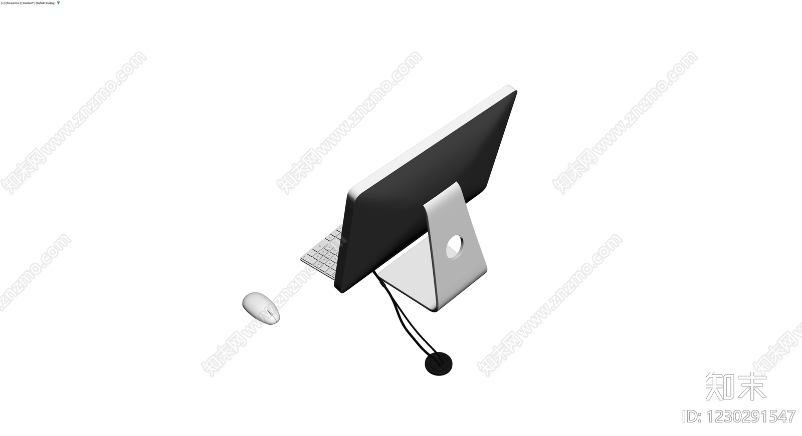 iMac一体机外设组合3D模型下载【ID:1230291547】
