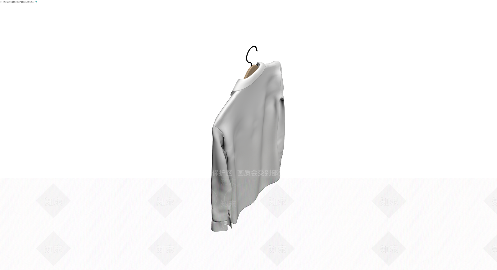 白衬衫衣架模型3D模型下载【ID:1229613514】