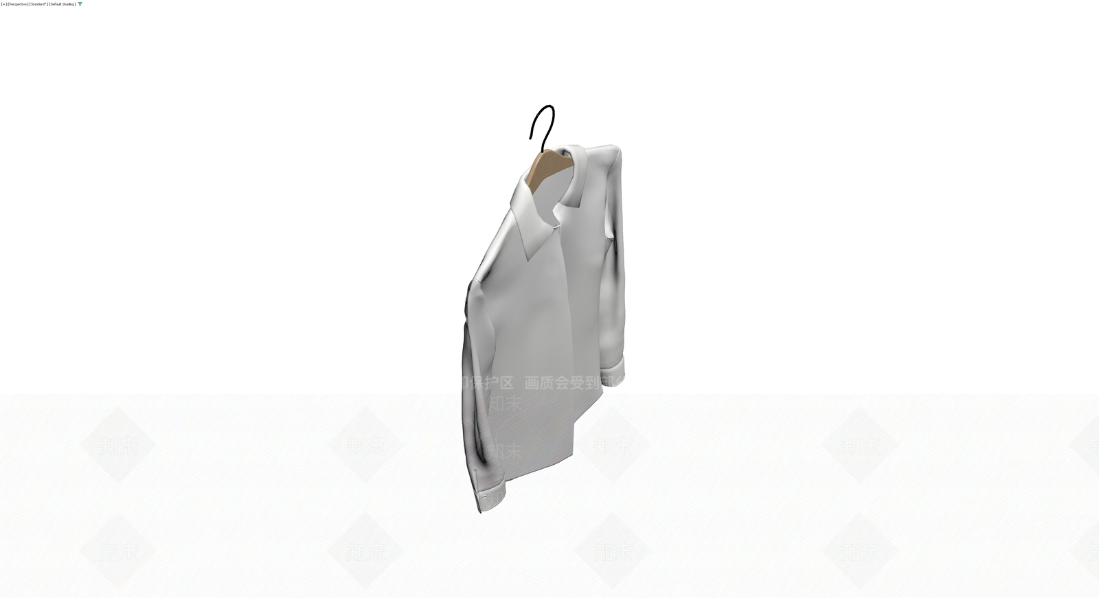 白衬衫衣架模型3D模型下载【ID:1229613514】