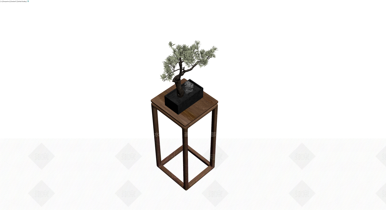 盆景盆栽配木架3D模型下载【ID:1229915565】